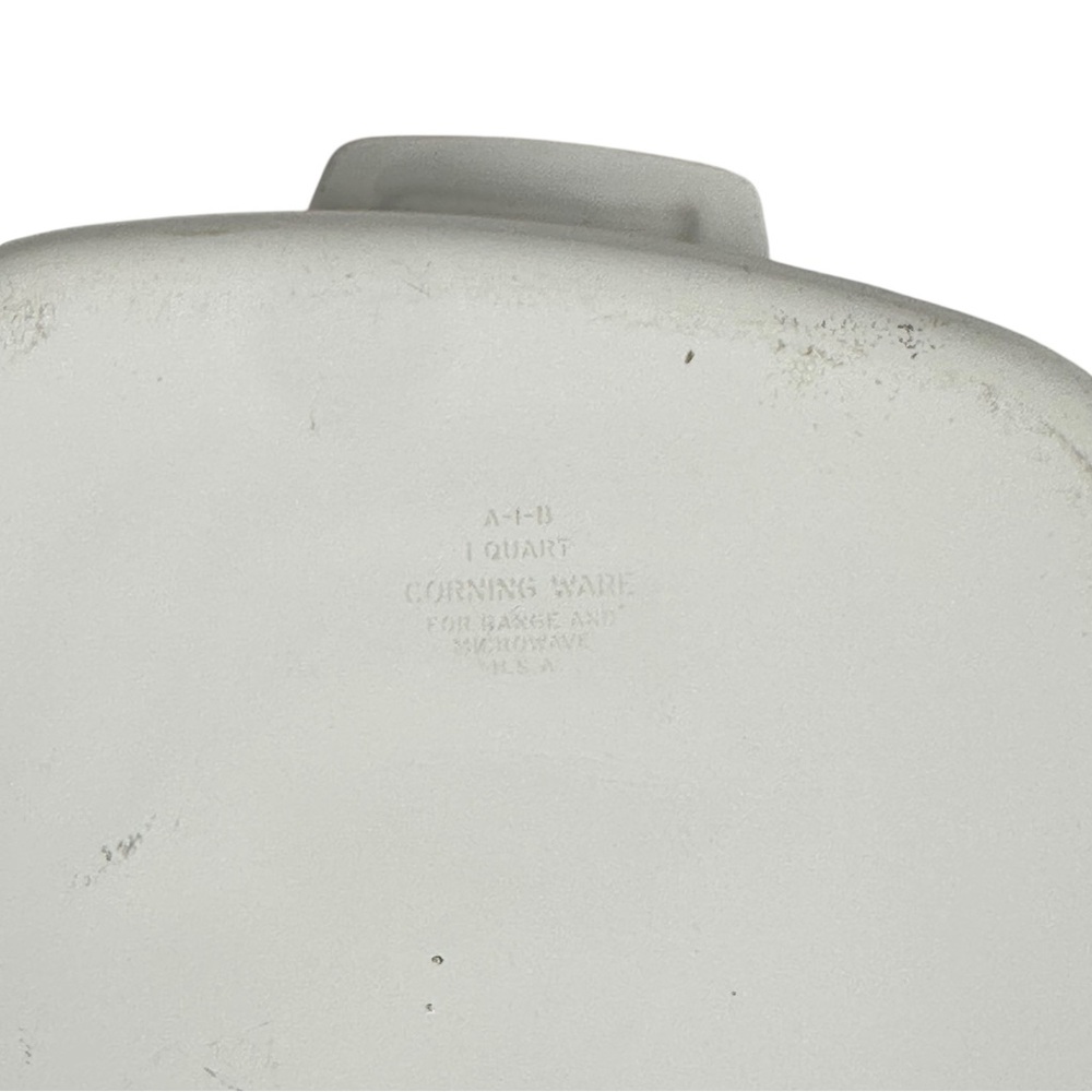 VINTAGE 1975 CORNING WARE Bluebird Of Happiness 1 Qt Casserole Dish with Lid - Picture 9 of 10
